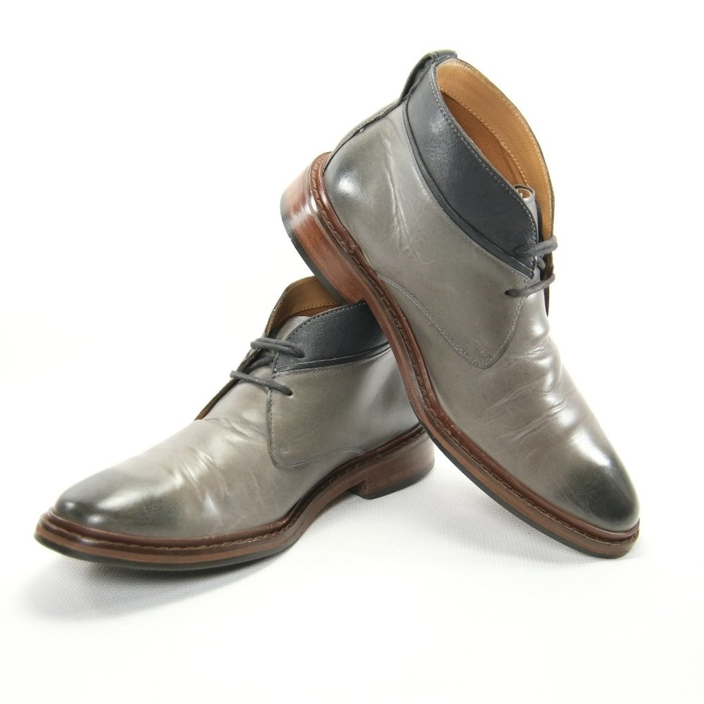 COLE HAAN Size 7M Pavement Burnish Leather Williams Welt Chukka ll Boot C23862